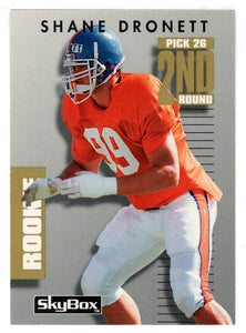 Shane Dronett RC - Denver Broncos (NFL Football Card) 1992 Skybox Prime Time # 223 Mint