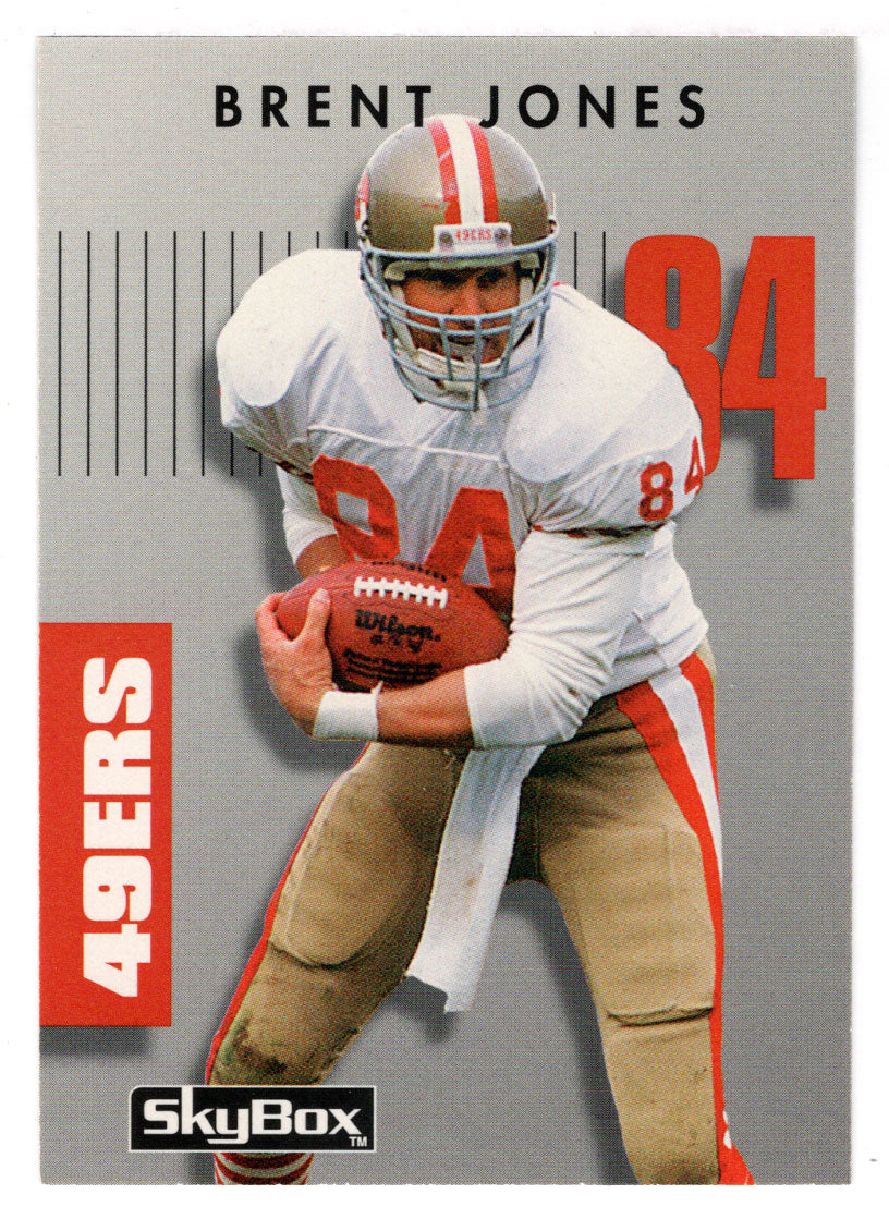 Brent Jones - San Francisco 49ers (NFL Football Card) 1992 Skybox Prim –  PictureYourDreams