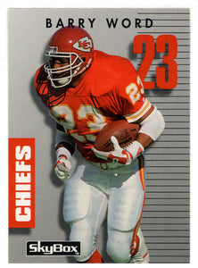 Barry Word - Kansas City Chiefs (NFL Football Card) 1992 Skybox Prime Time # 270 Mint
