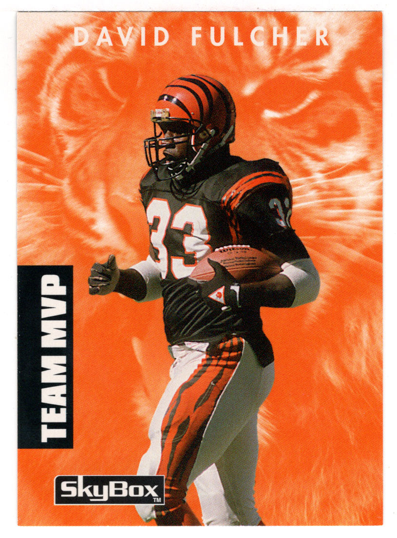 David Fulcher - Cincinnati Bengals (NFL Football Card) 1992 Skybox Prime  Time # 273 Mint