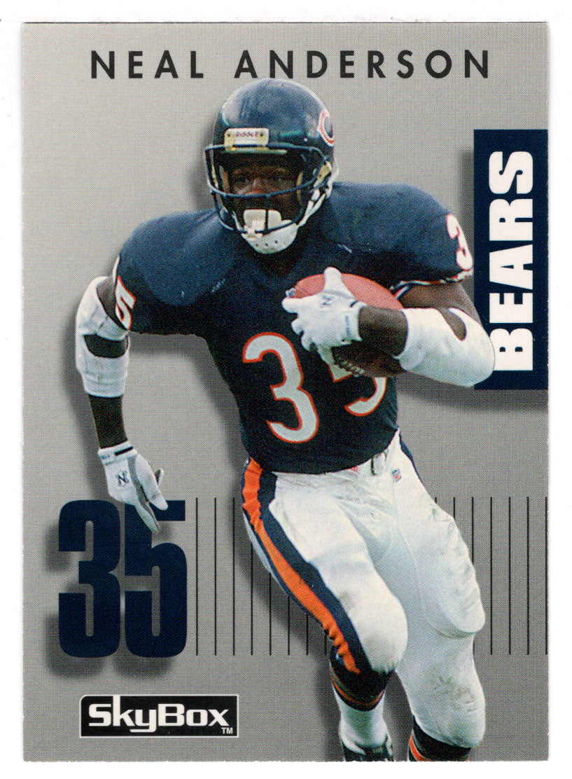 Neal Anderson - Chicago Bears (NFL Football Card) 1992 Skybox Prime Time # 277 Mint