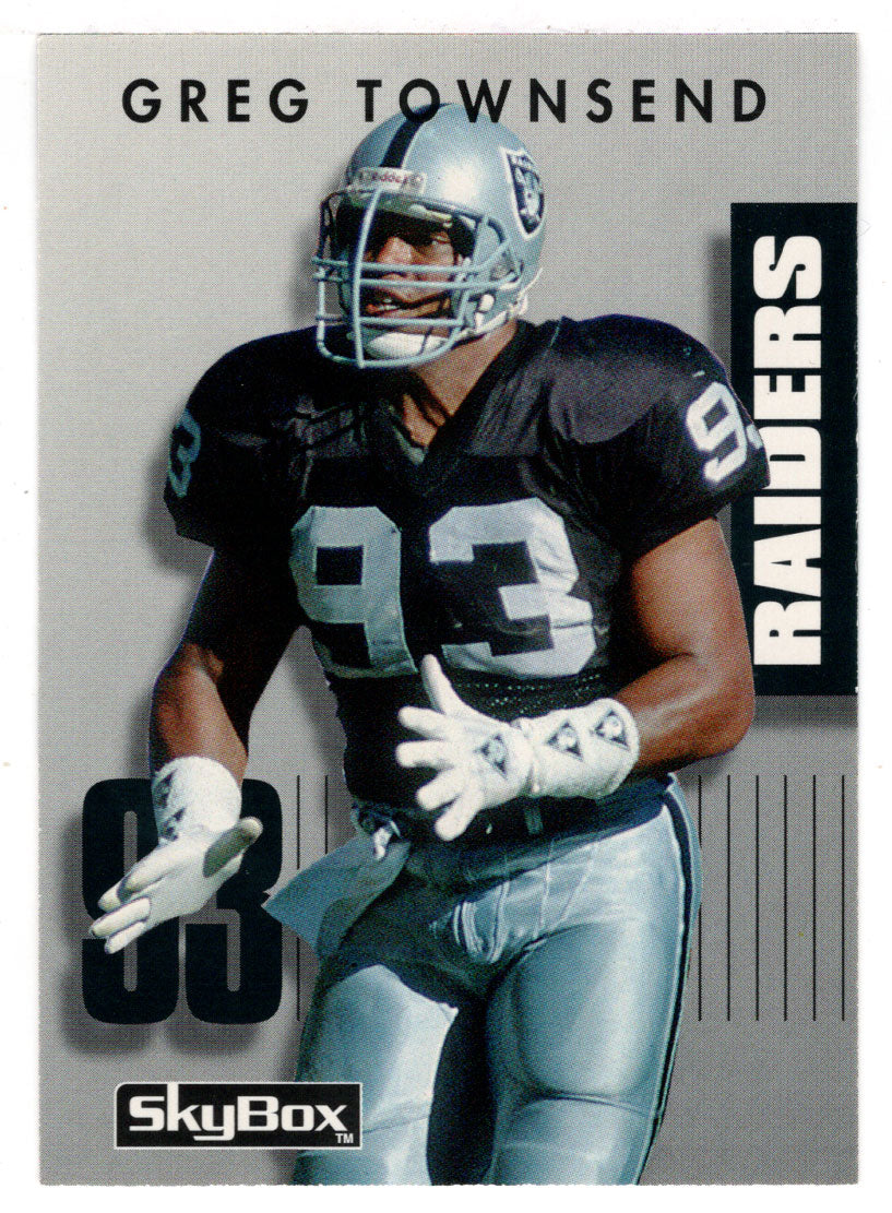 Greg Townsend - Los Angeles Raiders (NFL Football Card) 1992 Skybox Prime Time # 279 Mint