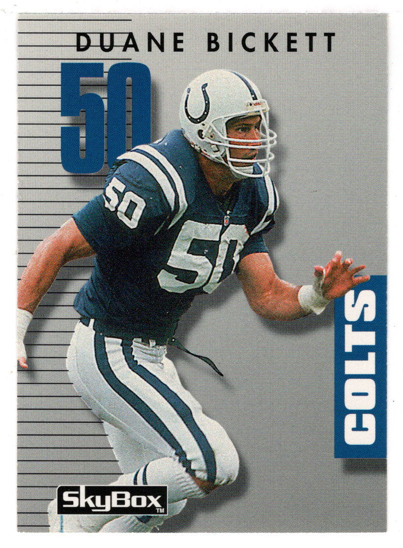 Duane Bickett - Indianapolis Colts (NFL Football Card) 1992 Skybox Prime Time # 291 Mint