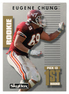 Eugene Chung RC - New England Patriots (NFL Football Card) 1992 Skybox Prime Time # 296 Mint