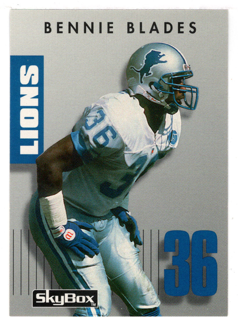 Bennie Blades - Detroit Lions (NFL Football Card) 1992 Skybox Prime Time # 312 Mint