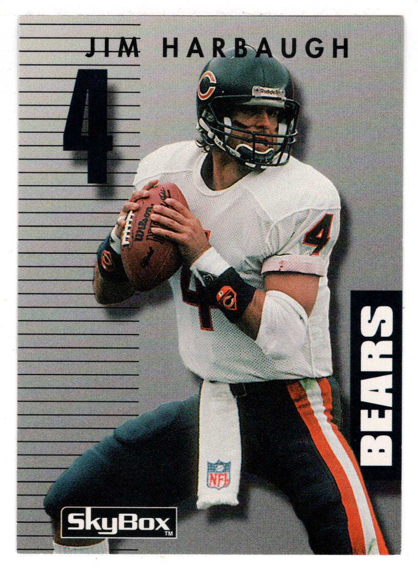 Jim Harbaugh - Chicago Bears (NFL Football Card) 1992 Skybox Prime Time # 325 Mint