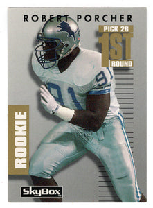 Robert Porcher RC - Detroit Lions (NFL Football Card) 1992 Skybox Prime Time # 337 Mint