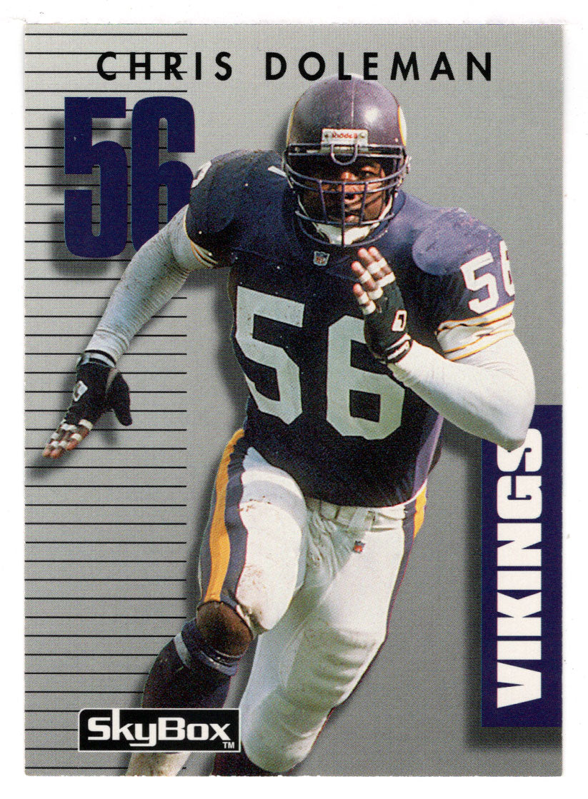 Chris Doleman - Minnesota Vikings (NFL Football Card) 1992 Skybox Prime Time # 338 Mint