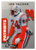 Jon Vaughn - New England Patriots (NFL Football Card) 1992 Skybox Prime Time # 342 Mint
