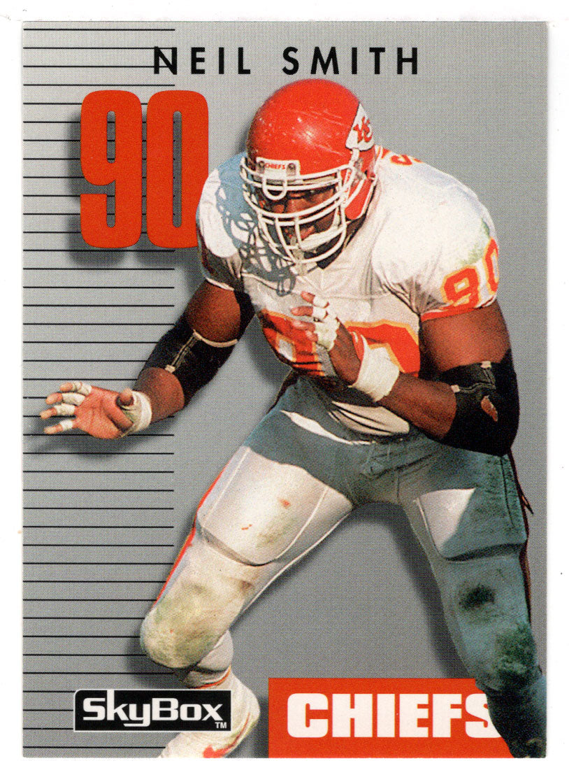 Neil Smith - Kansas City Chiefs (NFL Football Card) 1992 Skybox Prime Time # 345 Mint