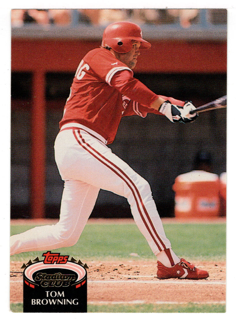 Tom Browning - Cincinnati Reds (MLB Baseball Card) 1992 Topps Stadium Club # 624 Mint