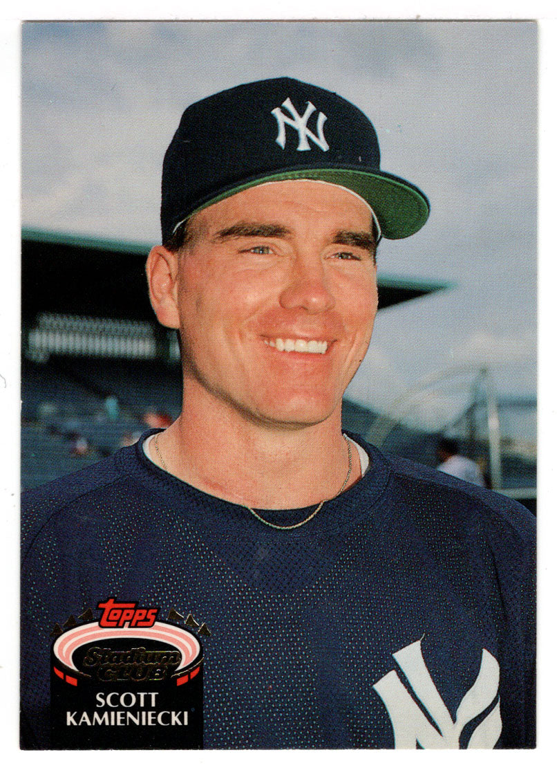 Scott Kamieniecki - New York Yankees (MLB Baseball Card) 1992 Topps Stadium Club # 649 Mint