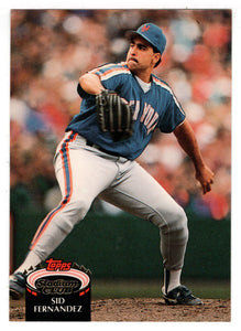 Sid Fernandez - New York Mets (MLB Baseball Card) 1992 Topps Stadium Club # 655 Mint