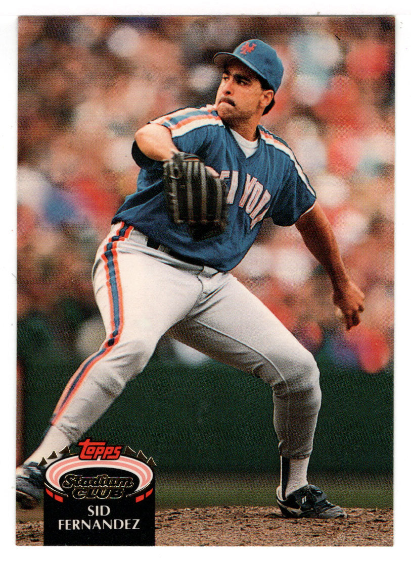 Sid Fernandez - New York Mets (MLB Baseball Card) 1992 Topps Stadium Club # 655 Mint