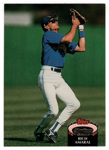 Rich Amaral - Seattle Mariners (MLB Baseball Card) 1992 Topps Stadium Club # 689 Mint