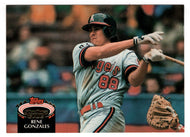 Rene Gonzales - California Angels (MLB Baseball Card) 1992 Topps Stadium Club # 704 Mint