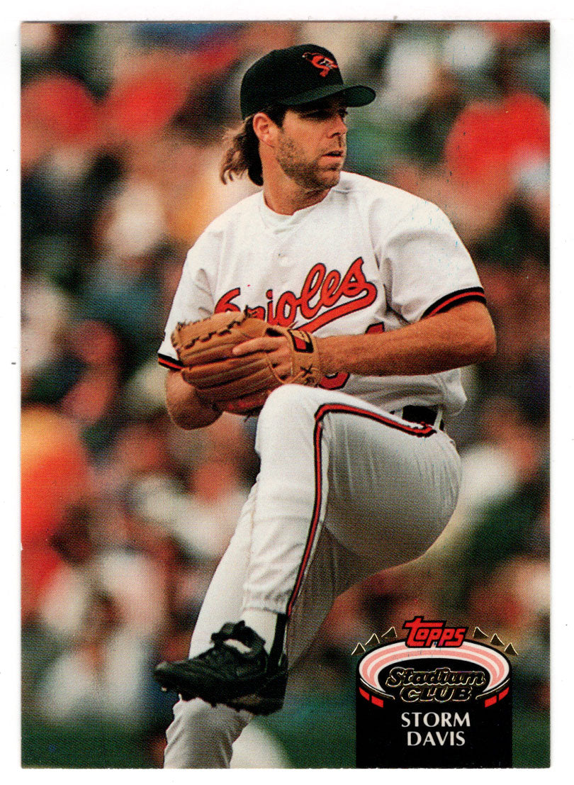 Storm Davis - Kansas City Royals (MLB Baseball Card) 1992 Topps Stadium Club # 728 Mint