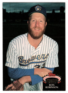 Ron Robinson - Milwaukee Brewers (MLB Baseball Card) 1992 Topps Stadium Club # 739 Mint