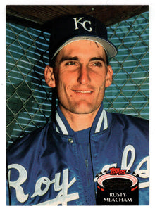 Rusty Meacham - Kansas City Royals (MLB Baseball Card) 1992 Topps Stadium Club # 768 Mint