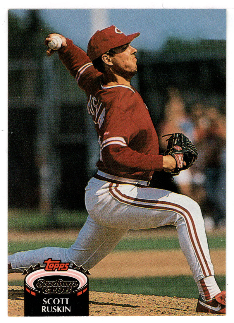 Scott Ruskin - Cincinnati Reds (MLB Baseball Card) 1992 Topps Stadium Club # 777 Mint