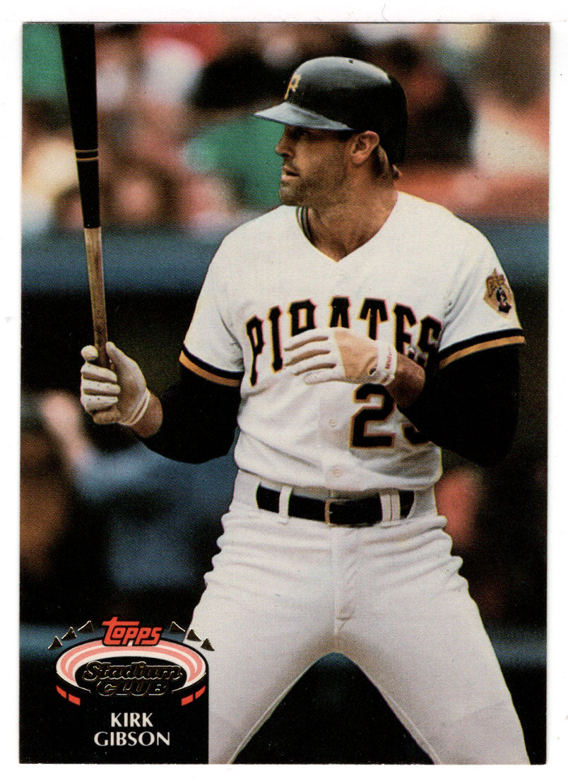 Kirk Gibson - Pittsburgh Pirates (MLB Baseball Card) 1992 Topps Stadium Club # 783 Mint