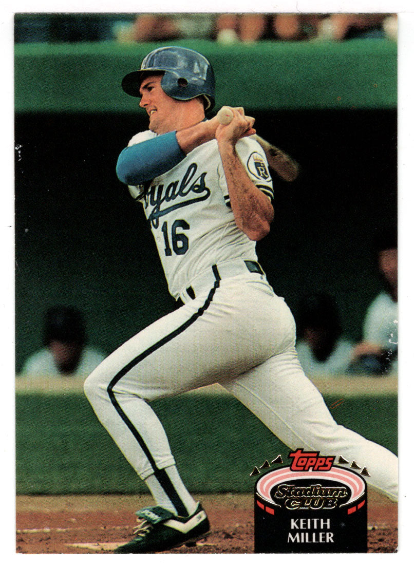Keith Miller - Kansas City Royals (MLB Baseball Card) 1992 Topps Stadium Club # 786 Mint