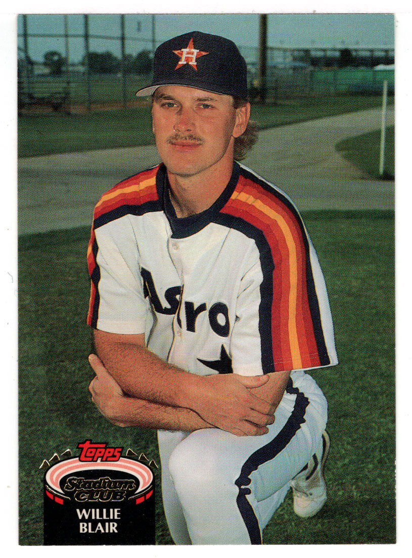 Willie Blair - Cleveland Indians (MLB Baseball Card) 1992 Topps Stadium Club # 813 Mint