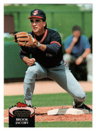 Brook Jacoby - Oakland Athletics (MLB Baseball Card) 1992 Topps Stadium Club # 828 Mint