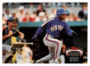 Rodney McCray - New York Mets (MLB Baseball Card) 1992 Topps Stadium Club # 829 Mint
