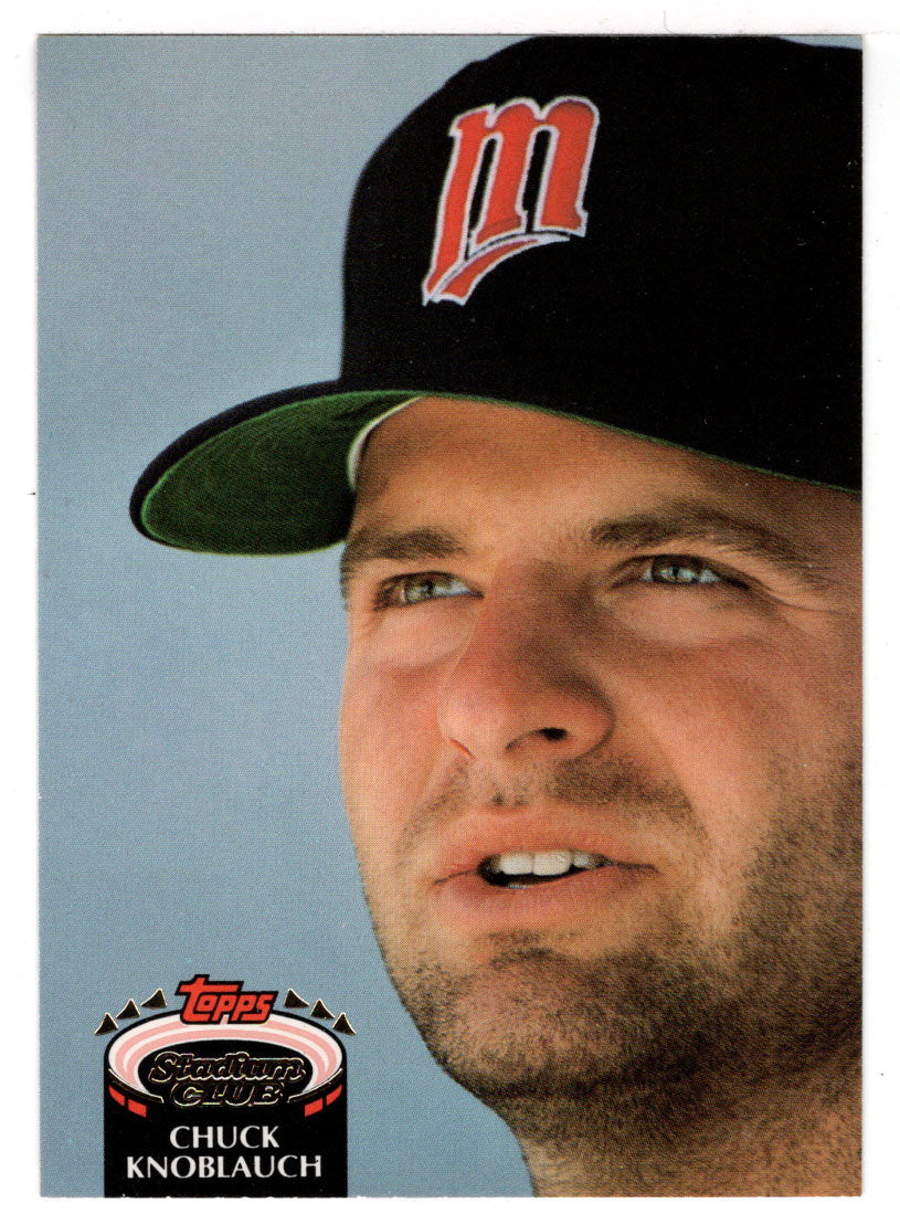 MLB Chuck Knoblauch Signed Trading Cards, Collectible Chuck