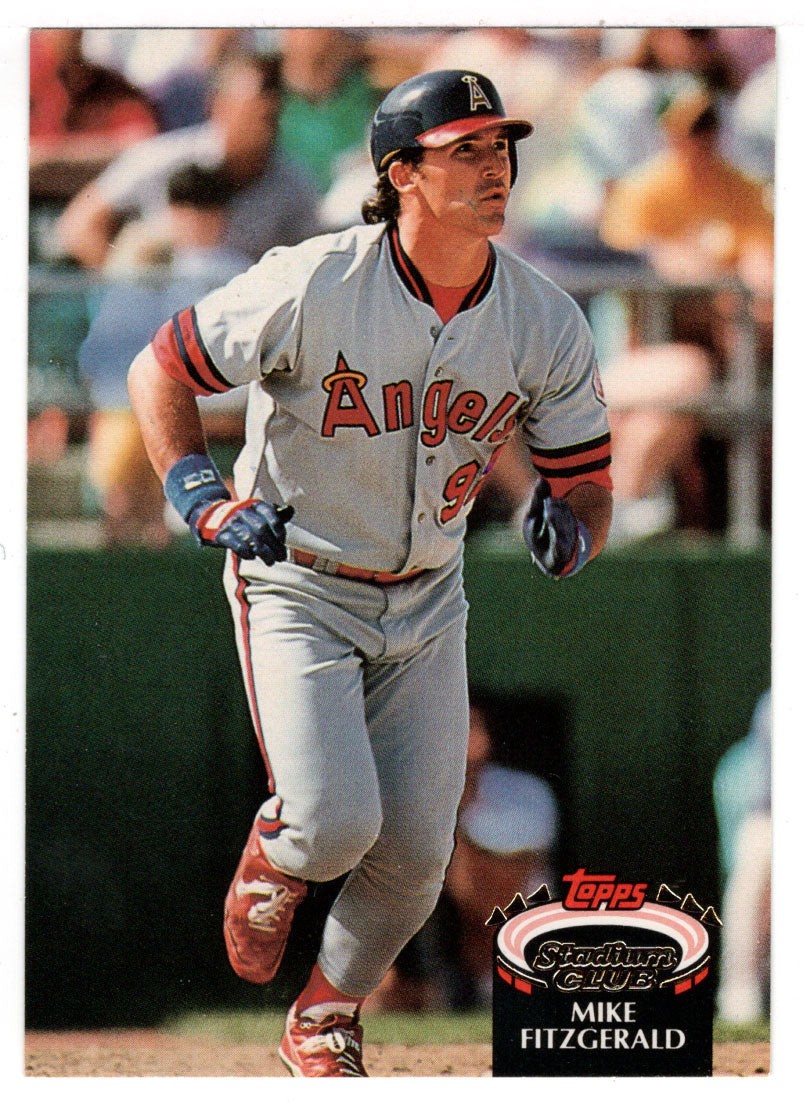 Mike Fitzgerald - California Angels (MLB Baseball Card) 1992 Topps Stadium Club # 844 Mint