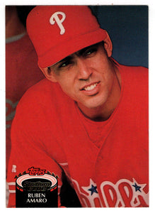 Ruben Amaro - Philadelphia Phillies (MLB Baseball Card) 1992 Topps Stadium Club # 870 Mint