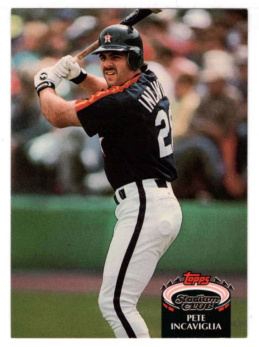 Pete Incaviglia - Houston Astros (MLB Baseball Card) 1992 Topps Stadium Club # 874 Mint