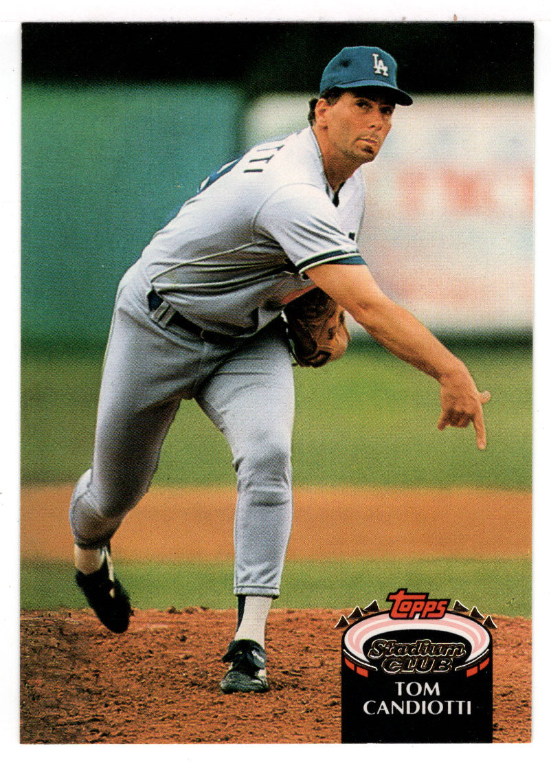 Tom Candiotti - Los Angeles Dodgers (MLB Baseball Card) 1992 Topps Stadium Club # 875 Mint