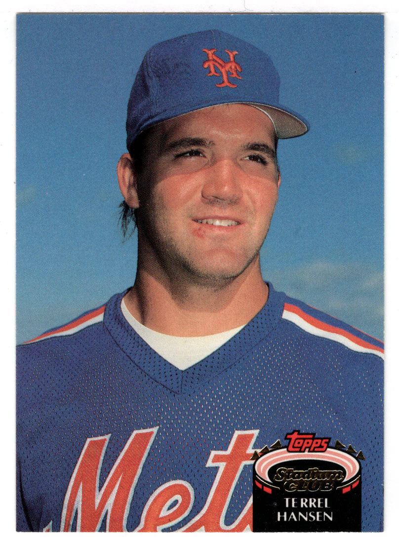 Terrel Hansen RC - New York Mets (MLB Baseball Card) 1992 Topps Stadium Club # 878 Mint