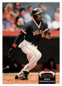 Herm Winningham - Boston Red Sox (MLB Baseball Card) 1992 Topps Stadium Club # 883 Mint