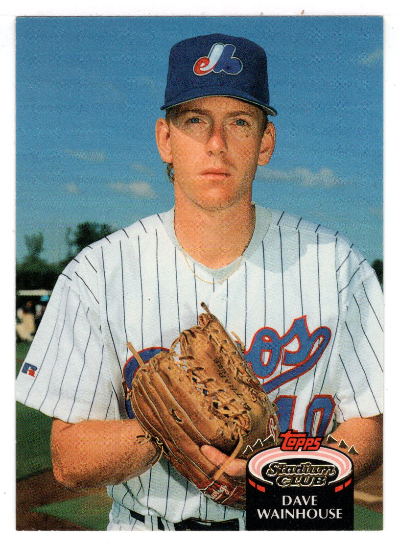 Dave Wainhouse - Montreal Expos (MLB Baseball Card) 1992 Topps Stadium Club # 885 Mint