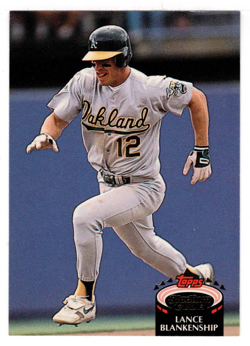Lance Blankenship - Oakland Athletics (MLB Baseball Card) 1992 Topps Stadium Club # 897 Mint
