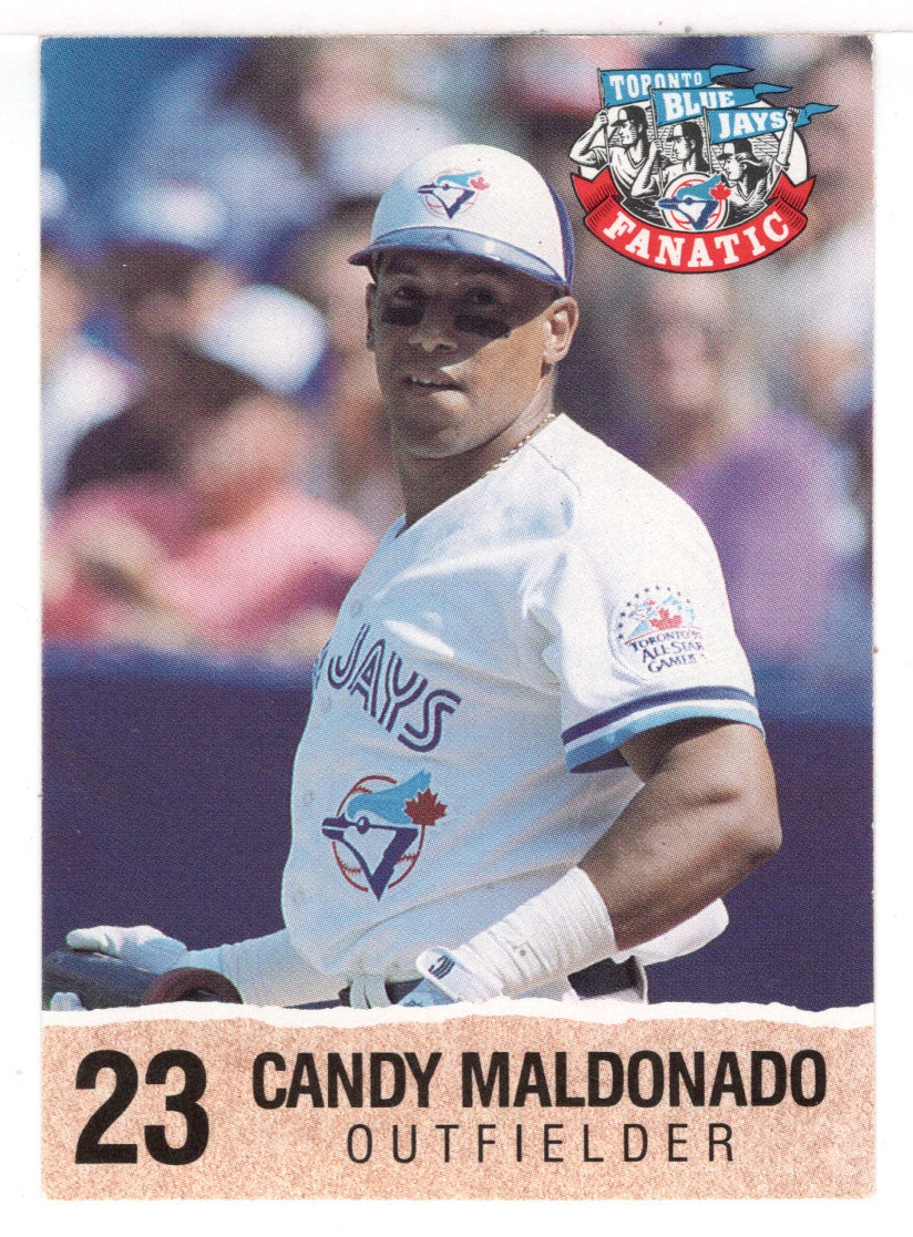 Candy Maldonado - Toronto Blue Jays (MLB Baseball Card) 1992 Toronto Blue Jays Fire Safety # 23 Mint