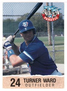 Turner Ward - Toronto Blue Jays (MLB Baseball Card) 1992 Toronto Blue Jays Fire Safety # 24 Mint