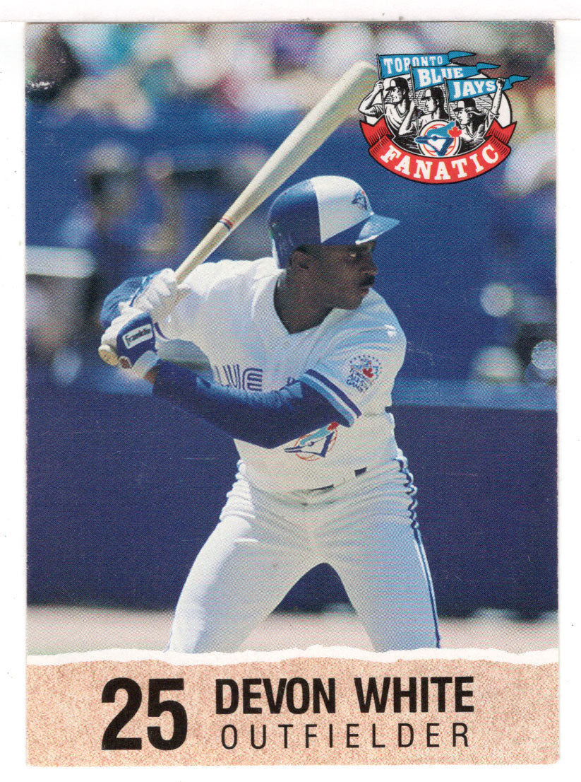 Devon White autographed Baseball Card (Toronto Blue Jays) 1994 Topps Finest  #125