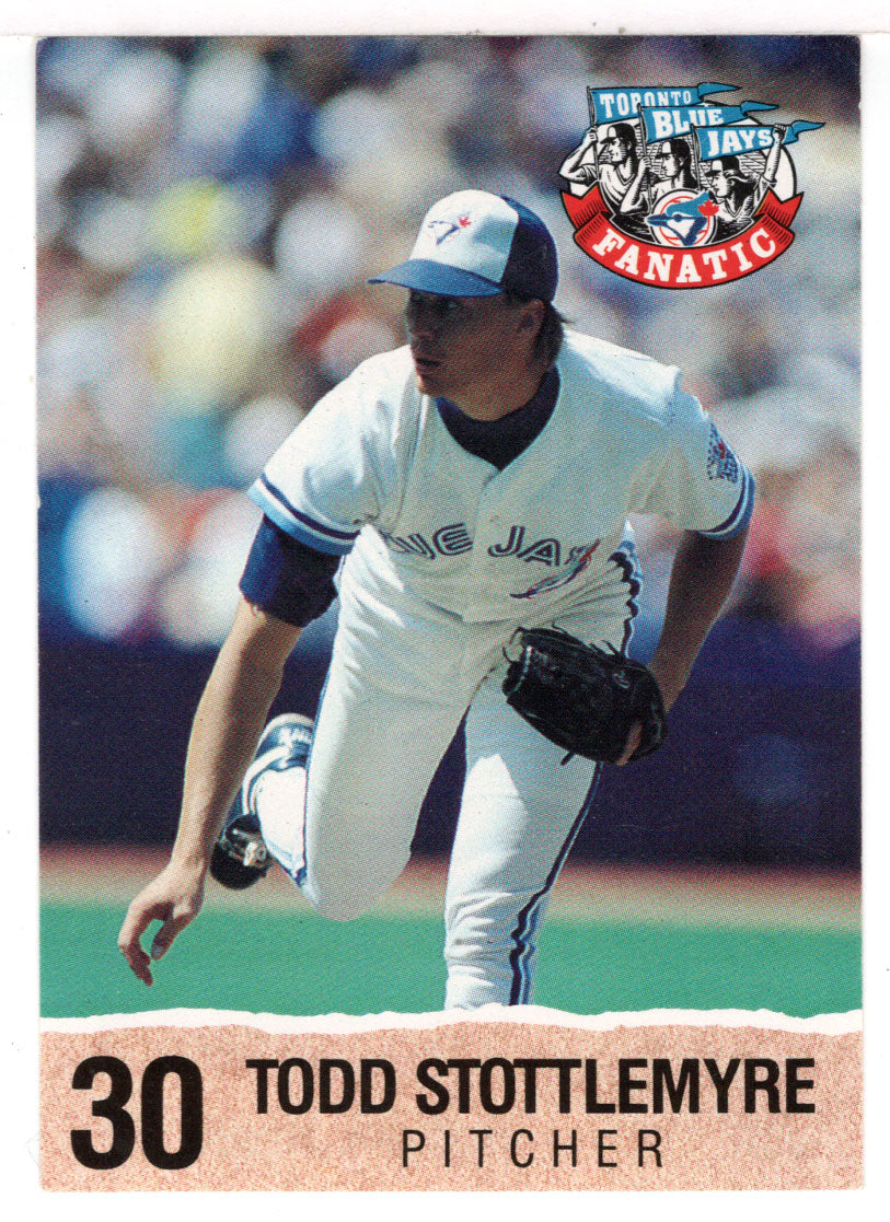Todd Stottlemyre - Toronto Blue Jays (MLB Baseball Card) 1992 Toronto Blue Jays Fire Safety # 30 Mint