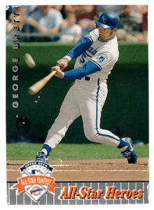 George Brett - Kansas City Royals (MLB Baseball Card) 1992 Upper Deck All-Star FanFest # 16 VG-NM