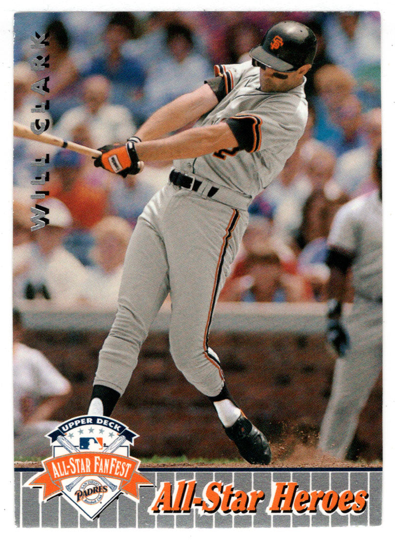 Will Clark - San Francisco Giants (MLB Baseball Card) 1992 Upper Deck All-Star FanFest # 18 VG-NM