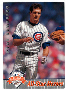 Ryne Sandberg - Chicago Cubs (MLB Baseball Card) 1992 Upper Deck All-Star FanFest # 39 VG-NM