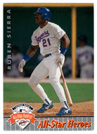 Ruben Sierra - Texas Rangers (MLB Baseball Card) 1992 Upper Deck All-Star FanFest # 41 VG-NM