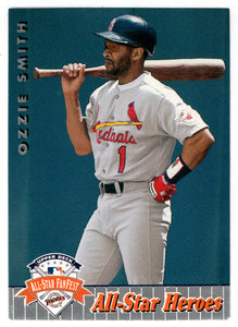 Ozzie Smith - St. Louis Cardinals (MLB Baseball Card) 1992 Upper Deck All-Star FanFest # 42 VG-NM
