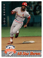 Lou Brock - St. Louis Cardinals (MLB Baseball Card) 1992 Upper Deck All-Star FanFest # 48 VG-NM