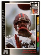 Steve Williams - Montreal Machine (WLAF Football Card) 1992 Wild Card WLAF World League # 3 Mint