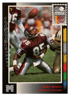 Andre Brown - Montreal Machine (WLAF Football Card) 1992 Wild Card WLAF World League # 10 Mint